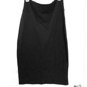 Black Stretch Pencil Skirt